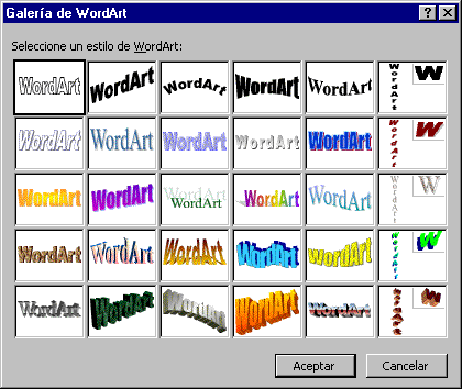 Imagen WordArt